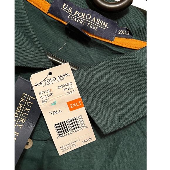 U.S. Polo Assn Luxury Feel Short Sleeve Polo Size 2XLT - Picture 5 of 7